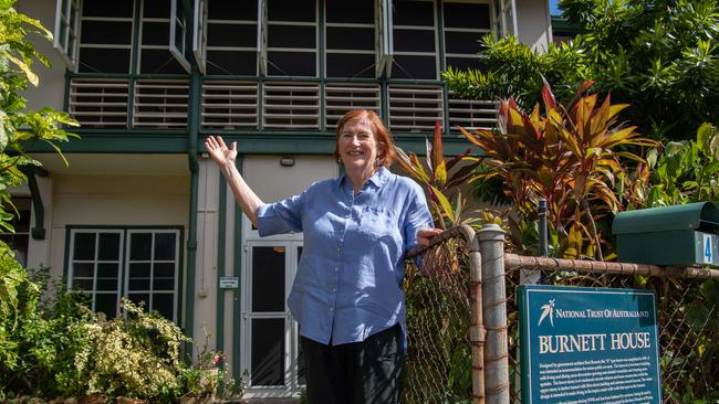 National Trust Darwin branch secretary Fay Gurr at Burnett House, the main attraction of the 2024 Heritage Festival. Picture: Pema Tamang Pakhrin