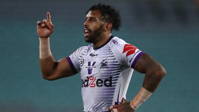 Josh Addo-Carr again showed just how quick he is, sending Ryan Papenhuyzen over for a try.