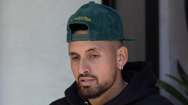 Nick Kyrgios says the Rafael Nadal injury ‘broke my heart’. Picture: Jason Edwards