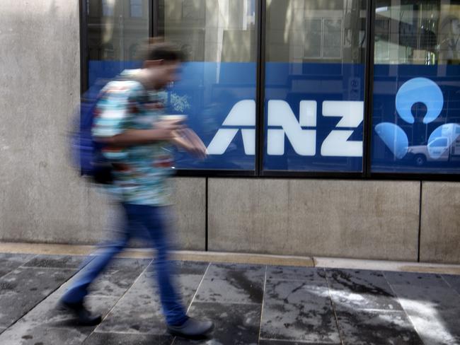 MELBOURNE, AUSTRALIA - NewsWire Photos FEBRUARY 5, 2021: An ANZ bank in Melbourne CBD.CPicture: NCA NewsWire / David Geraghty