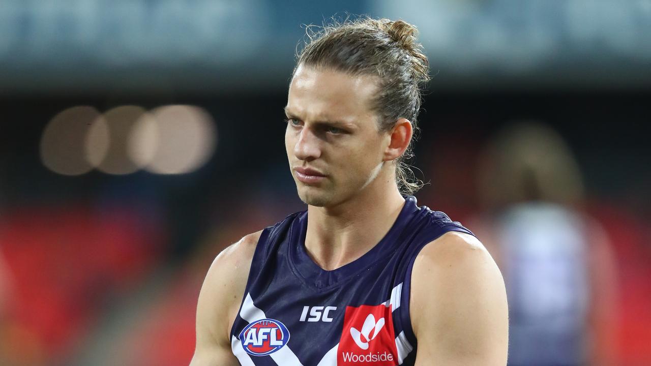 Nat Fyfe of the Dockers. Photo by Chris Hyde/Getty Images