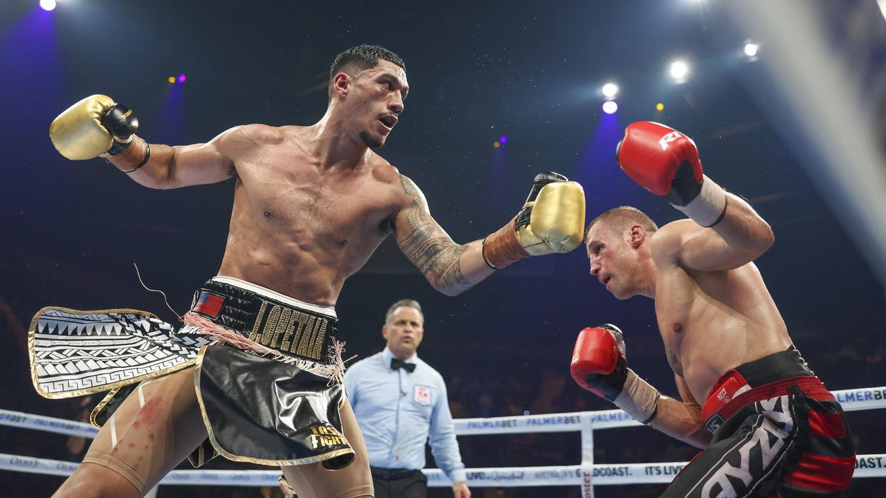 Jai Opetaia defeated Mairis Briedis in an instant classic.  (Photo by Peter Wallis/Getty Images)