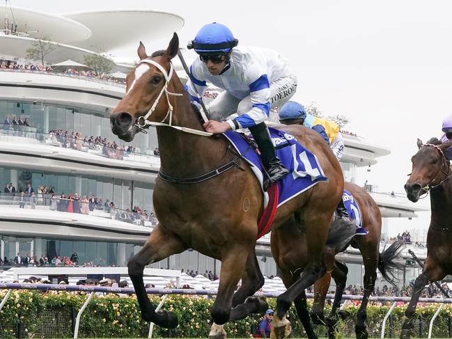 Karavas wins the Darley Ottawa Stakes at Flemington. Picture: Scott Barbour-Racing Photos