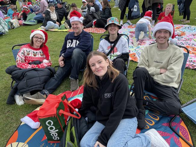 The Fox family at the Carols by Candlelight.