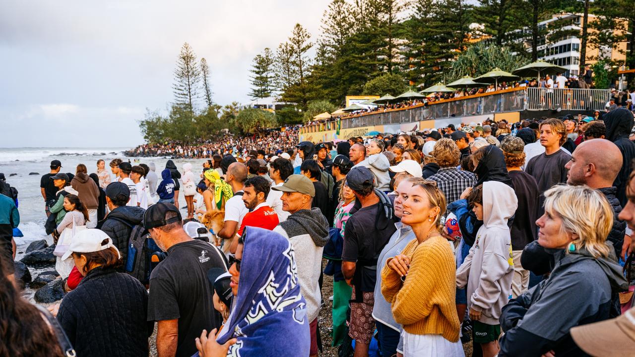 World surf tour stuns at Burleigh Hill sparking calls to stay