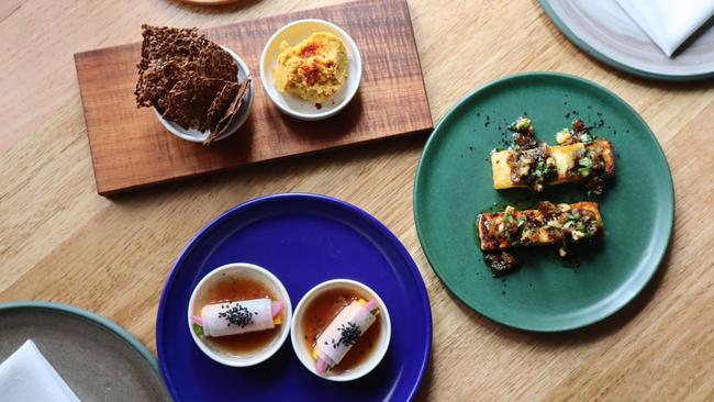 A selection of snacks at Yield, Birregurra.