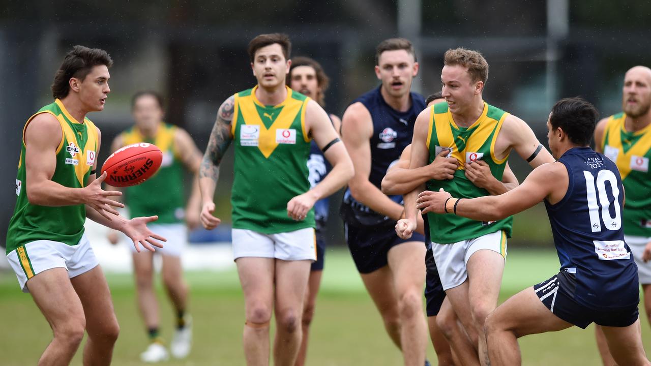 Eastern: Action from the clash between Croydon and Bayswater. Picture: Steve Tanner