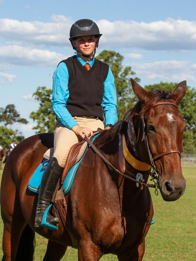 6th place in the PQC State Showjumping Championships 13 and Under 26 100cm class.