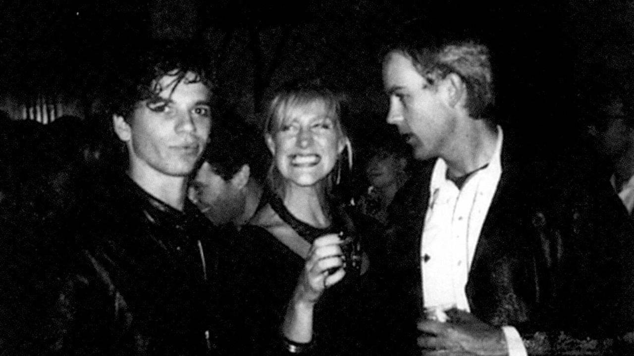 Singer Renée Geyer with INXS singer Michael Hutchence &amp; Skyhooks member Greg Macainsh in 1983 taken from her 2000 autobiography "Confessions of a Difficult Woman".