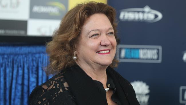 Australia’s richest person Gina Rinehart.