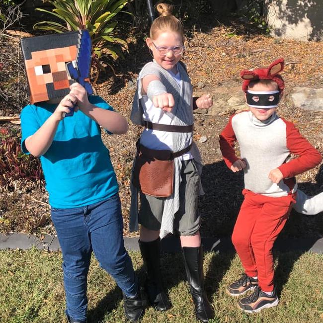 Gold Coast Book Week 2021: Steve from Minecraft, Rey from Star Wars and the farting numbat from Thunder Down Under.