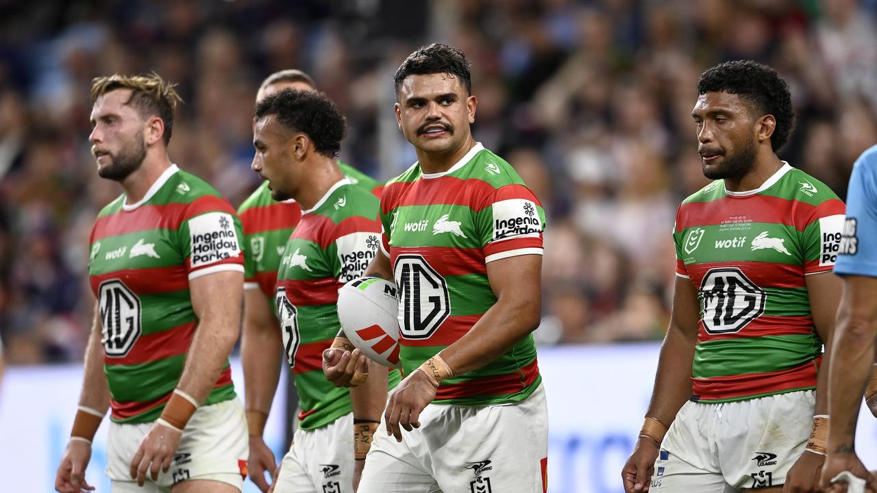 The Rabbitohs looked rudderless against the Roosters. Photo: NRL PHOTOS