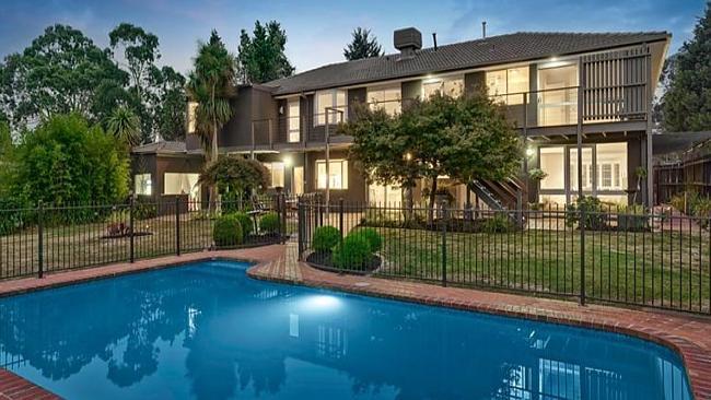 The Cloke family home in North Ringwood.