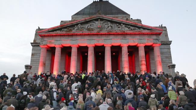 The ’Dine at the Shrine’ event has sparked anger and disappointment among some veterans. Picture: David Crosling