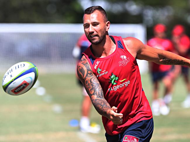 Quade Cooper will play his part in the Reds’ five-strong leadership group.