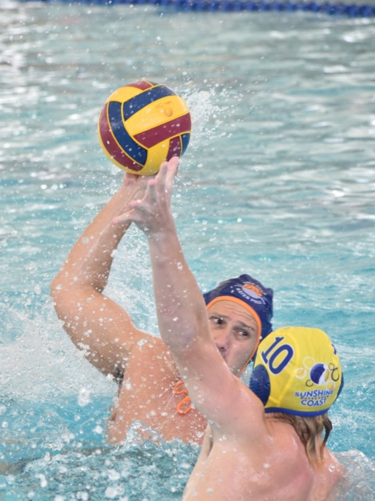 Finals action Water Polo Qld Country Championships 2023 Daily Telegraph