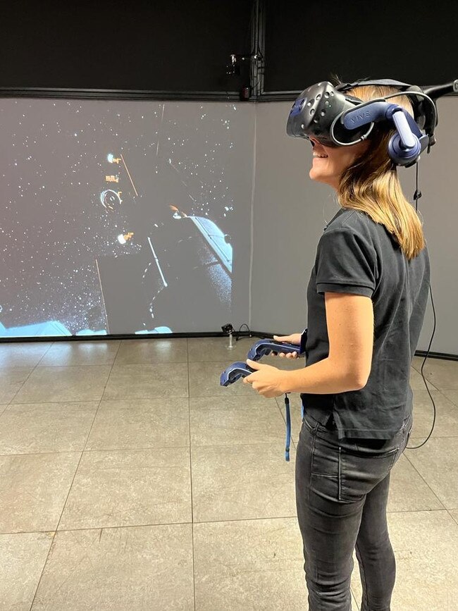 Ms Bennell-Pegg at the European Astronaut Centre in Germany.