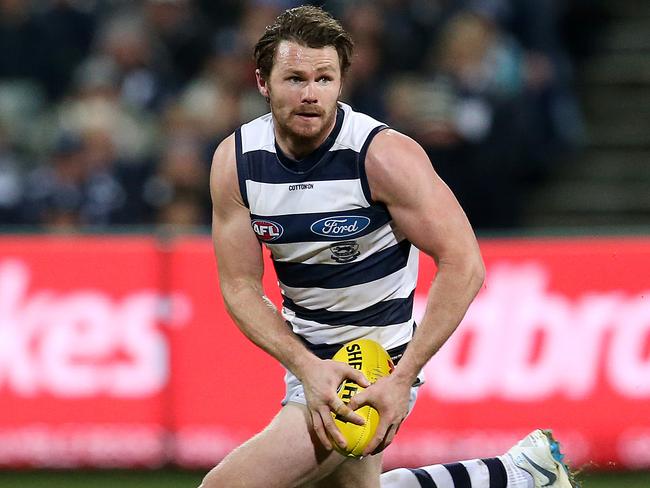 Patrick Dangerfield knows he’s running out of time, but can Santa give the Cats new life? Picture: Michael Klein