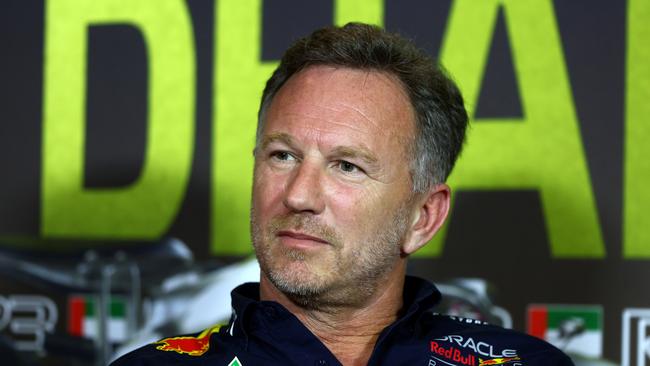 The investigation into Christian Horner may not be resolved for some time. (Photo by Clive Rose/Getty Images)