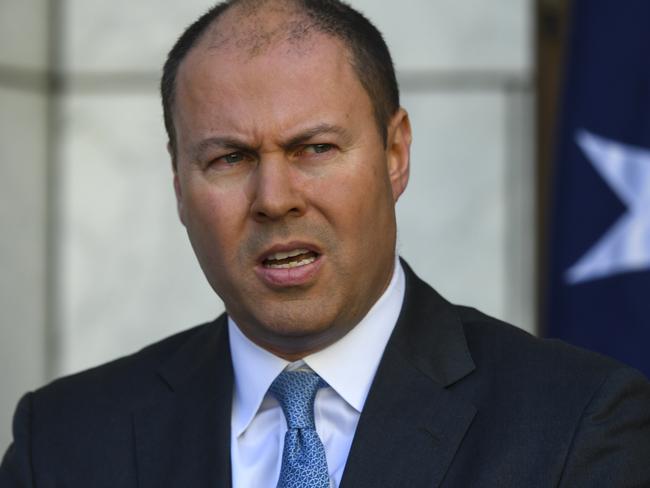 Treasurer Josh Frydenberg. Picture: AAP