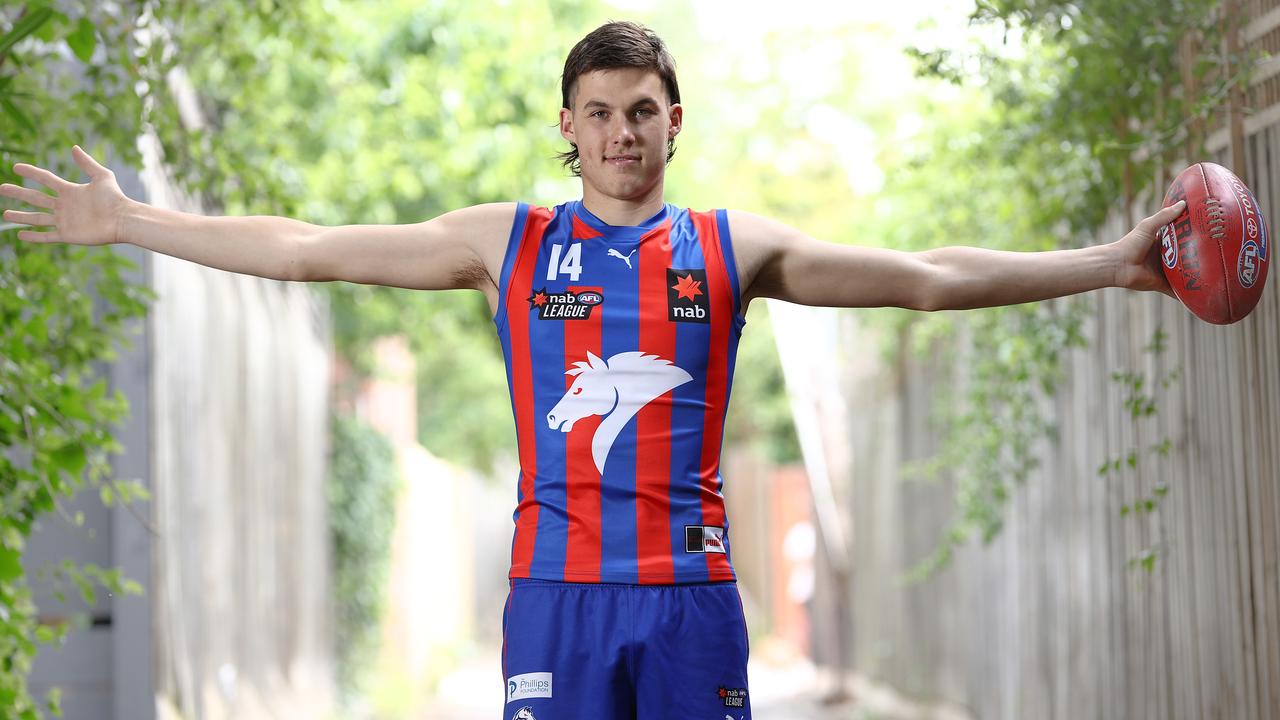 Sam Darcy, son of ex-Bulldog Luke Darcy, will play VFL this weekend. Picture: Michael Klein