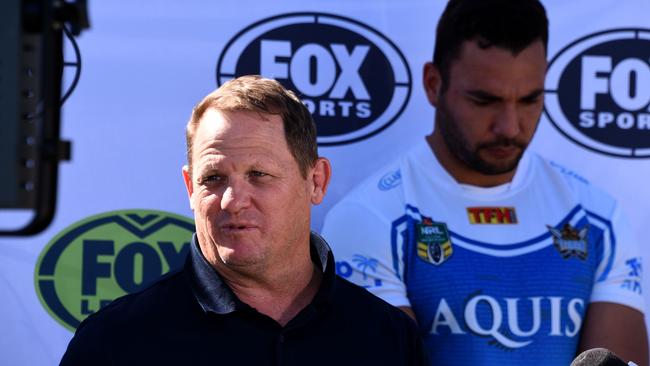 Gold Coast Bulletin only Please check with Picture Editor before use Qld coach Kevin Walters to launch Fox LeagueÕs Retro Round at Parkwood. Photo: Steve Holland