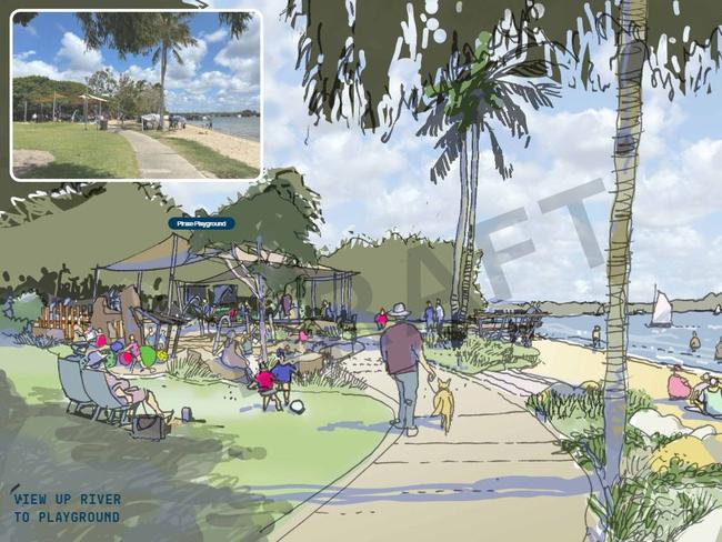 Revised plans for the Pirate Playground at Noosaville.