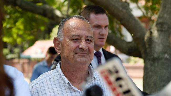 Former NSW minister and convicted paedophile Milton Orkopoulos allegedly set up an Instagram account without police knowledge. (AAP Image/Bianca De Marchi)