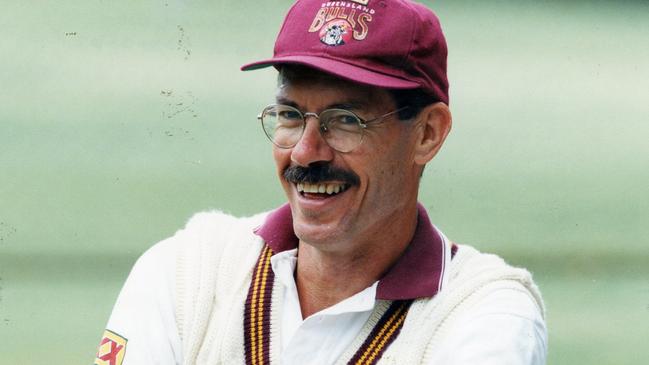 Cricket coach John Buchanan prior to a Sheffield Shield match in 1995.