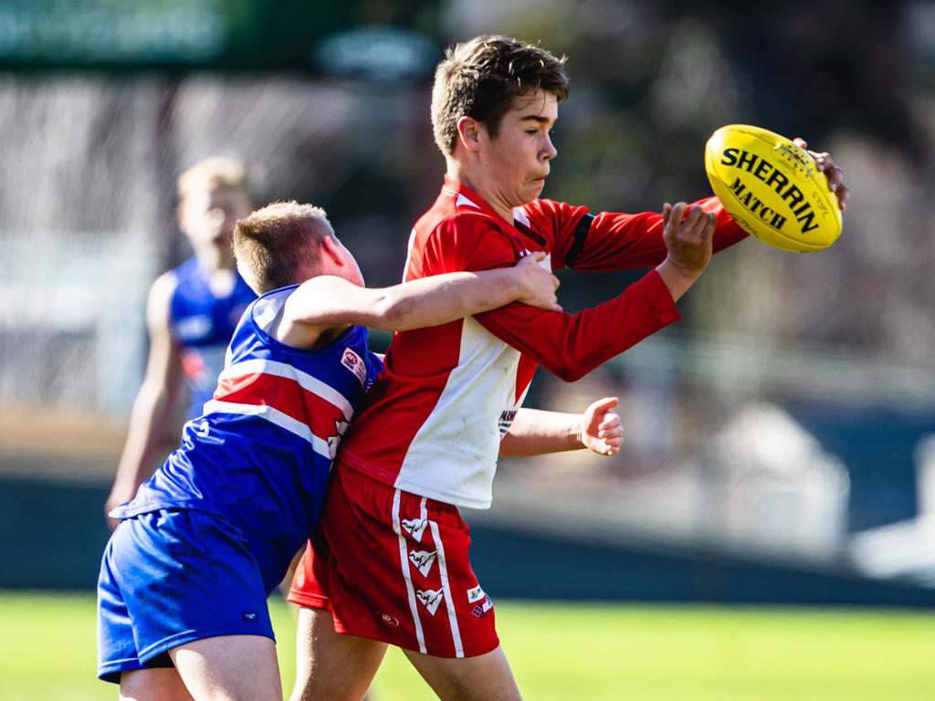 STJFA Grand Finals: Clarence vs Claremont Bulldongs Picture: Linda Higginson