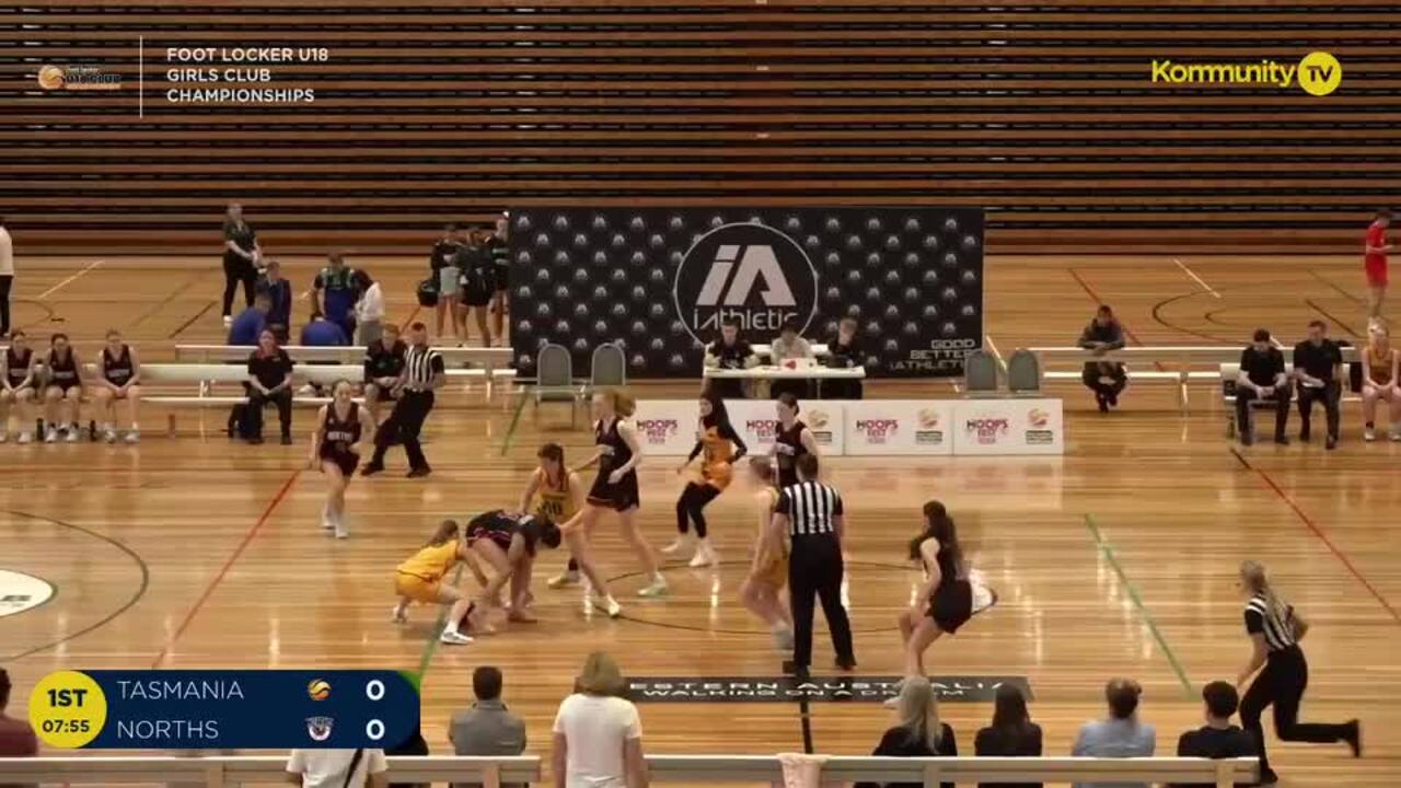 Replay: Tasmania Tigers v Norths Bears (Girls) - 2024 BA Under-18 Club Championships Day 3