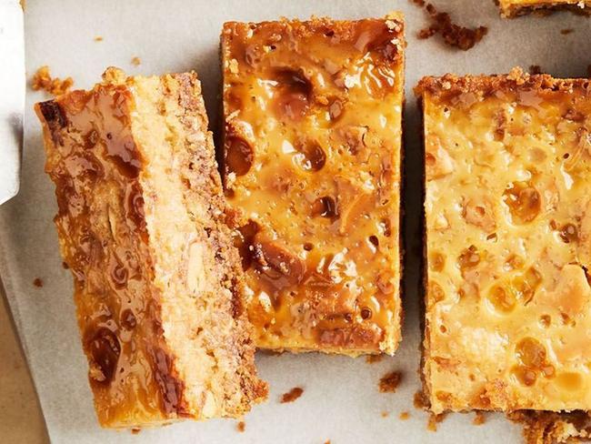 condensed milk anzac slab
