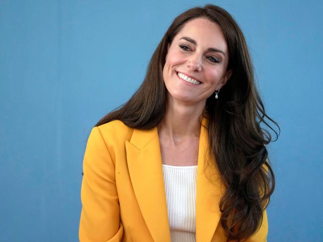 The Princess of Wales looks radiant as she visits the Dame Kelly Holmes Trust in Bath. Picture: AFP