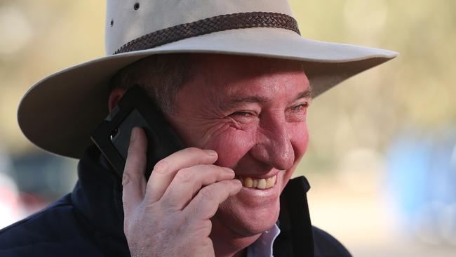 Barnaby Joyce, newly re-elected member for the federal seat of New England. Picture: Lyndon Mechielsen/The Australian