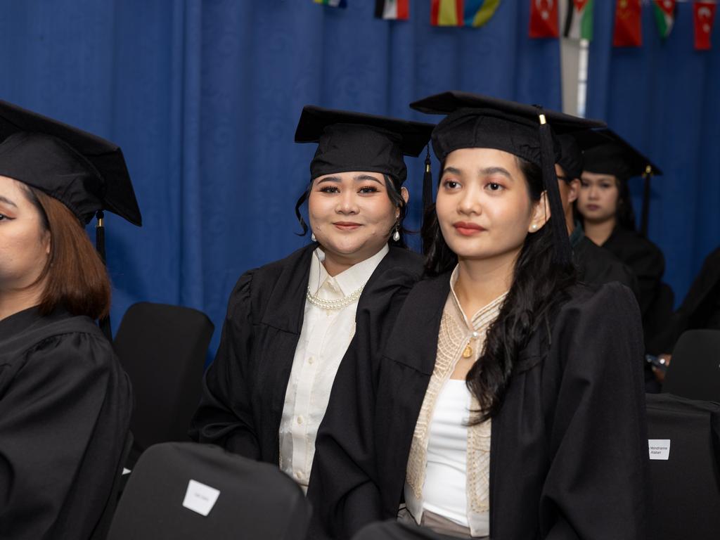 Students celebrate their graduation at International College of Advanced Education May 2025. Picture: Pema Tamang Pakhrin