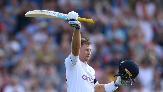 Joe Root led the way for England with a stunning century. Picture: Getty