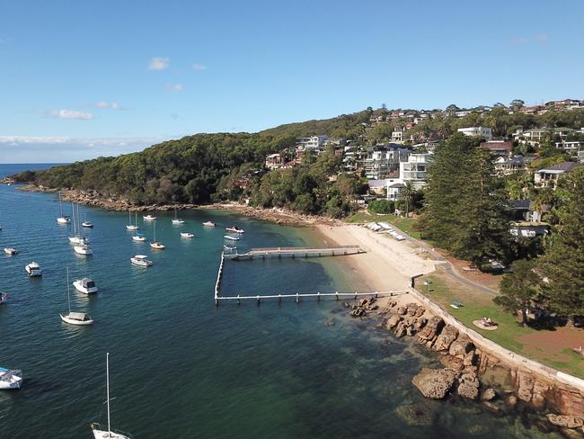 Forty Baskets Beach on Sydney Harbour. Picture: John Morcombe