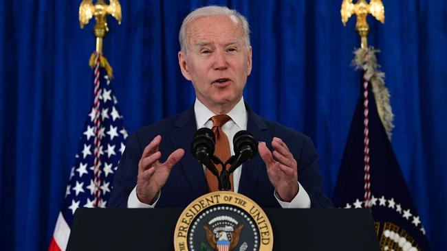 US President Joe Biden. Picture: AFP