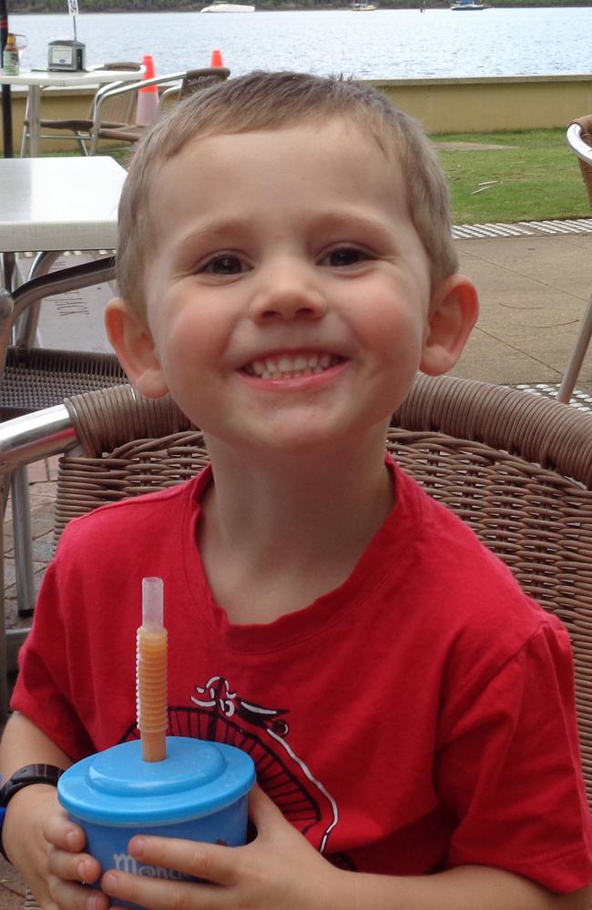 The supplied image of William Tyrrell, aged three. Picture: AAP