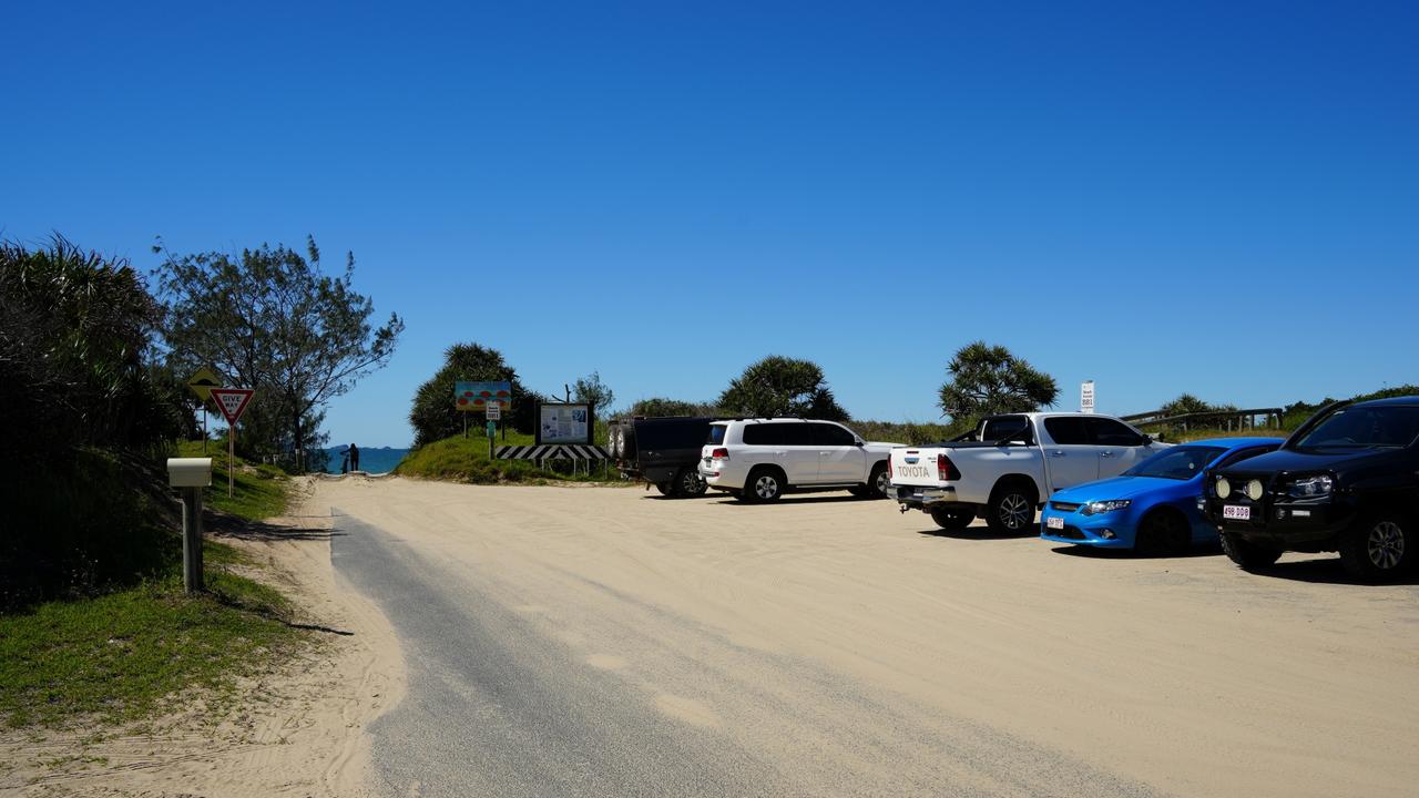 The Bangalee vehicle access to Farnborough Beach, Yeppoon.