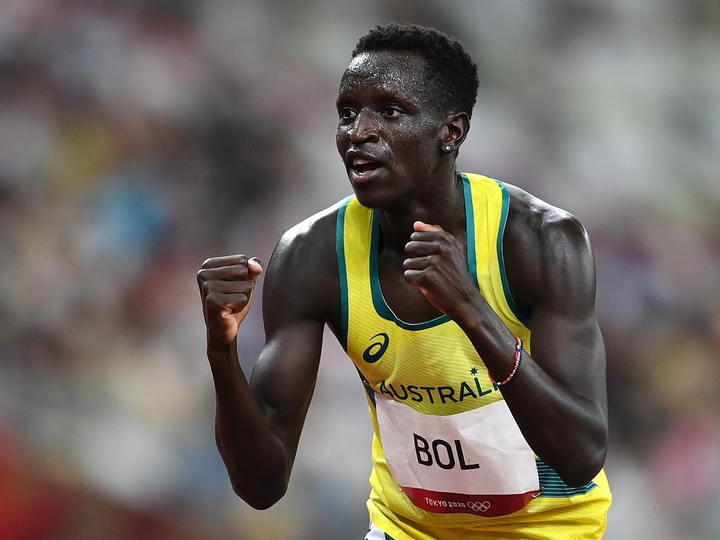 Aussie Peter Bol captured the hearts of Australia for his efforts in the Men’s 800m event. Picture: Matthias Hangst/Getty Images