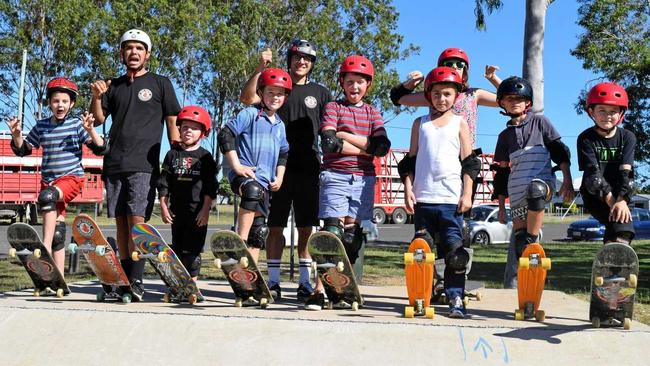 HOPPING IN: Red Frogs are coming to the Mt Perry Skate Park this Saturday. Picture: Erica Murree