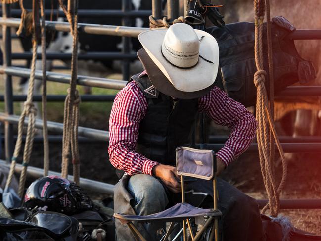 All the action at the sold-out 50th iteration of the Noonamah Tavern and Rodeo. Picture: Pema Tamang Pakhrin