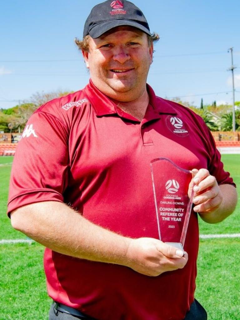 Community Referee of the Year Anthony Watkins.