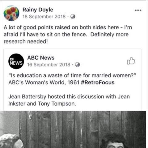 A controversial post written by LNP candidate Glenn Doyle.