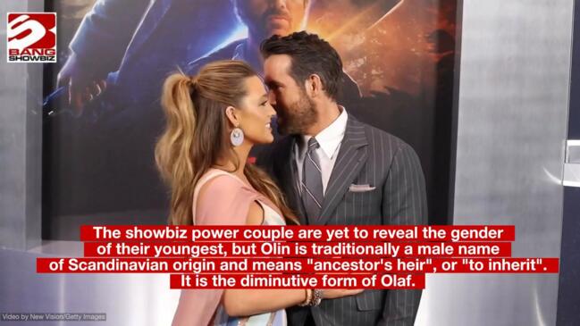 Ryan Reynolds has revealed the name of his and Blake Lively's fourth baby