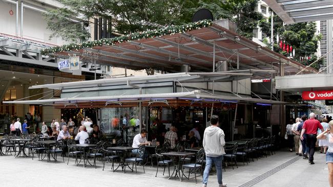 The Mantle Group’s Pig N Whistle in Brisbane’s Queen Street Mall. Picture: Steve Pohlner/AAP