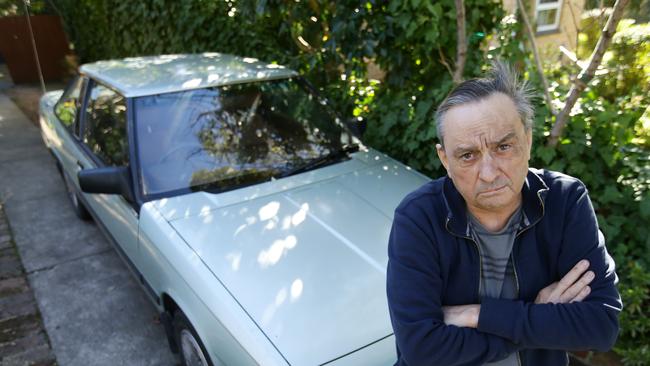 Ray Wilcox has had his car vandalised and the other stolen for the second time this year. Picture: Norm Oorloff