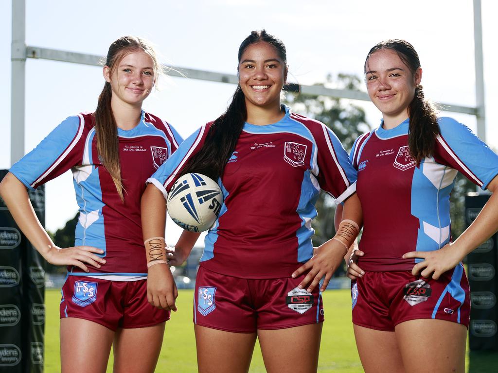 Danielle Seckold (left) has performed strongly at the Schoolgirls level. Picture: Tim Hunter