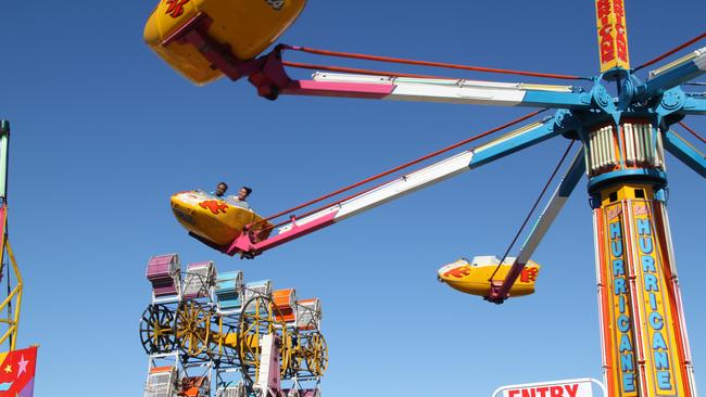 Plenty of fun is to be had for thrill-seekers at the Emerald Show. Photo Rebekah Polley/ CQ News